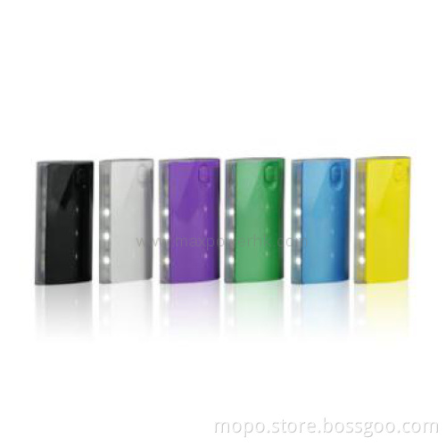 Emergency cheap power bank for iphone with LED Torch Light 5200mah